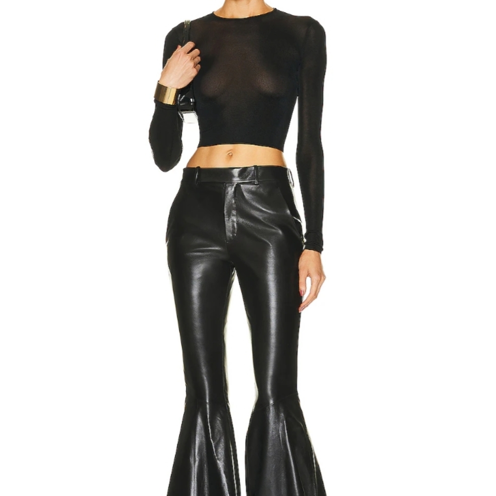 Saint Laurent Black Flare Pants